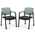 Conference Chairs Set of 2/4 Stackable Office Guest Mesh Chair