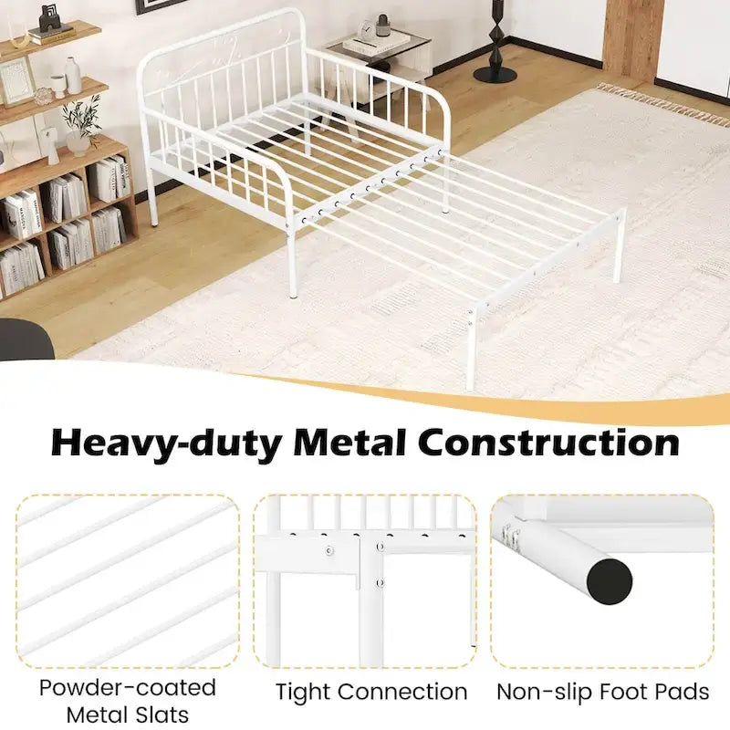 Metal Daybed Extendable Daybed to Twin Size Bed Heavy Duty - See Details
