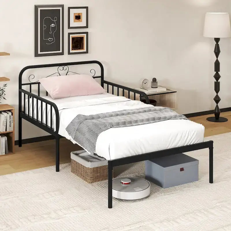 Metal Daybed Extendable Daybed to Twin Size Bed Heavy Duty - See Details