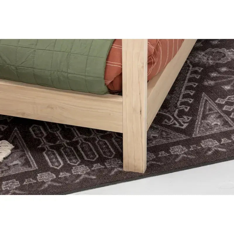 Full-size house-shaped bed with adjustable base