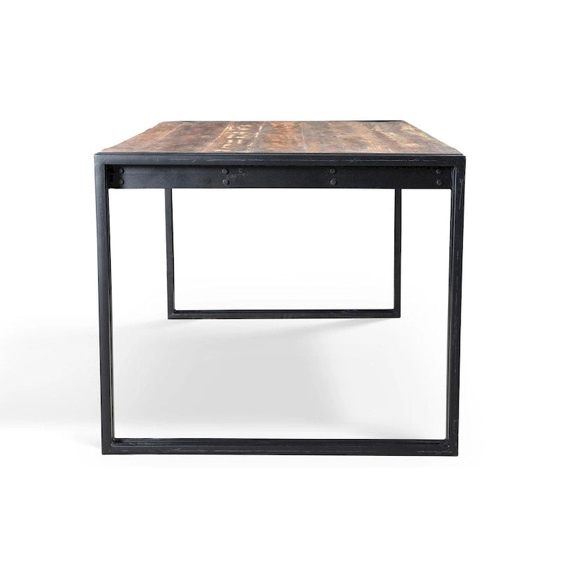 Handmade Old Reclaimed Wood Dining Table (India)