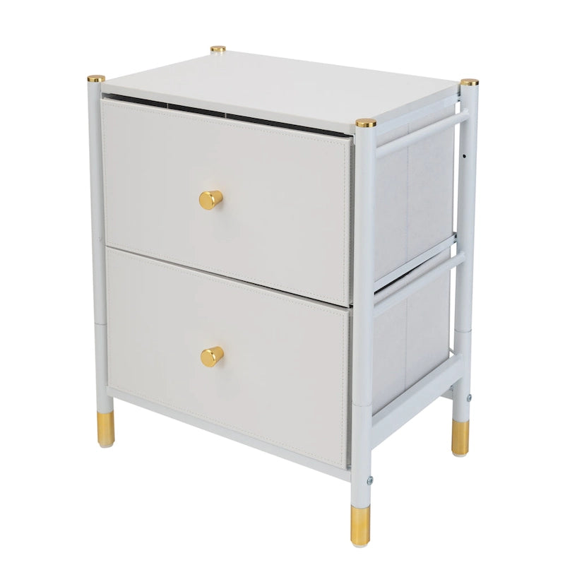 2 Drawer Luxury Nightstand