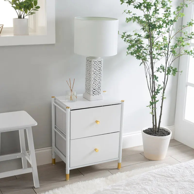2 Drawer Luxury Nightstand