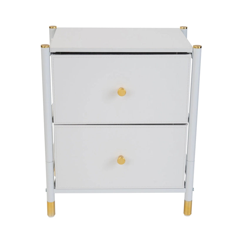 2 Drawer Luxury Nightstand