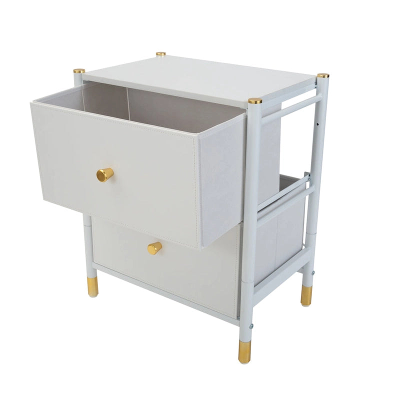 2 Drawer Luxury Nightstand