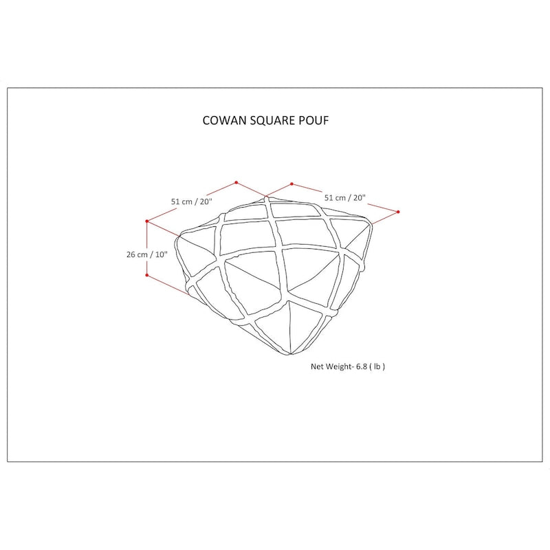 Square Pouf