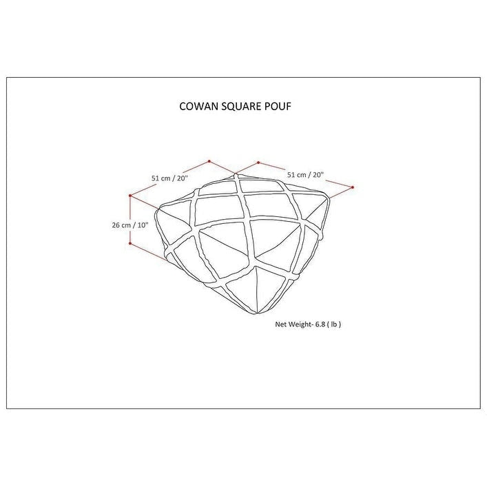Square Pouf