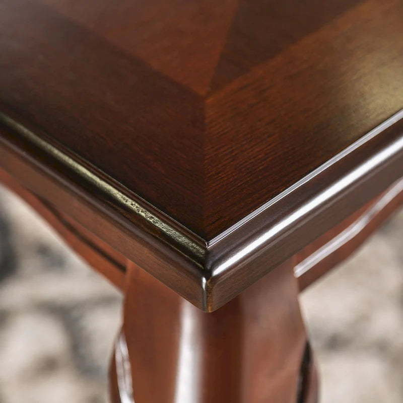 Traditional Dark Walnut 78-inch Dining Table