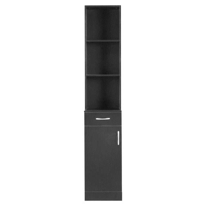 1 Door 1 Drawer 3 Compartments High Cabinet Bathroom