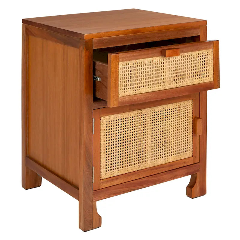Coastal 1-Drawer 1-Door Nightstand