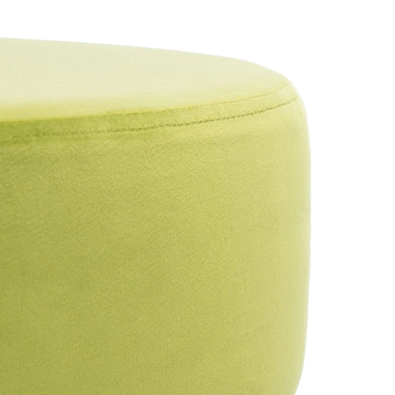 Jailene Round Hairpin Leg Ottoman