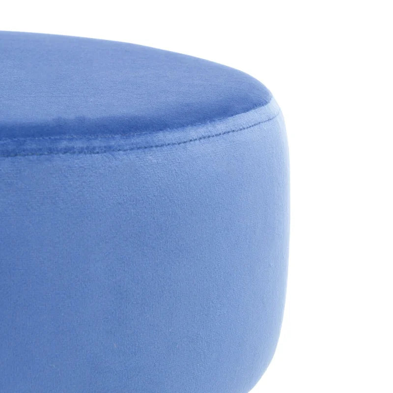 Jailene Round Hairpin Leg Ottoman