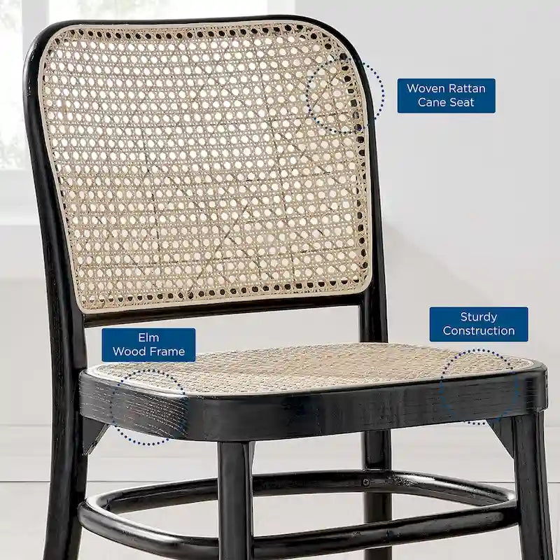 Wood Dining Side Chair Set of 2