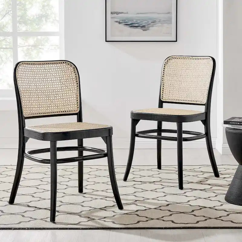 Wood Dining Side Chair Set of 2