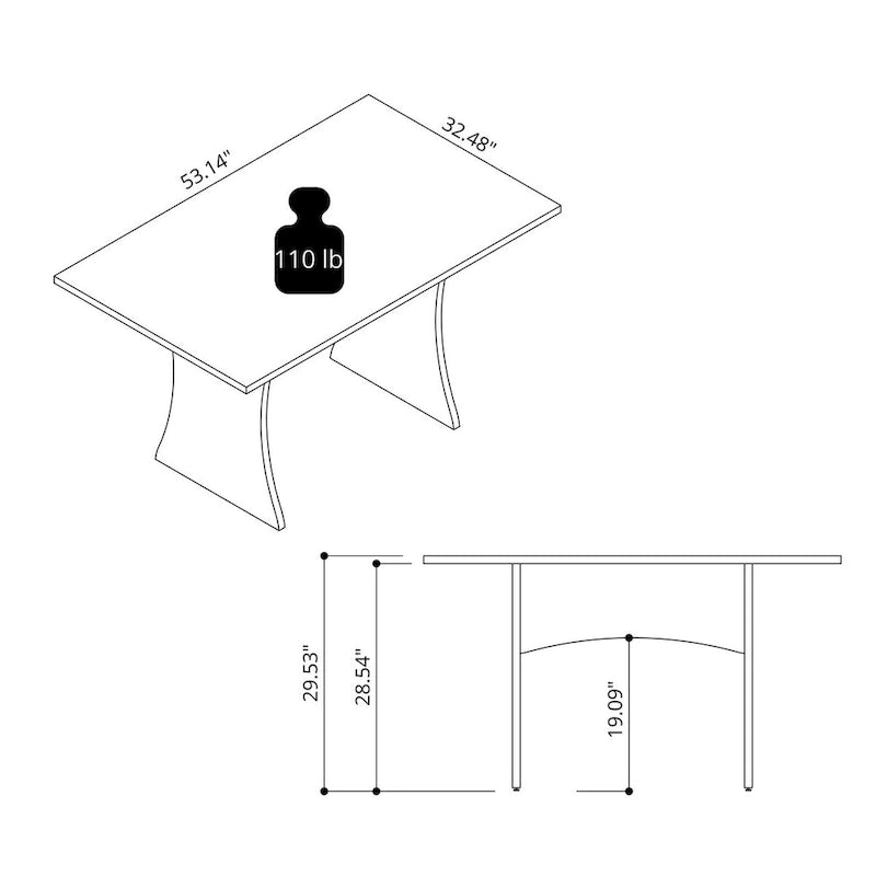 Mid-Century Modern Dining Table